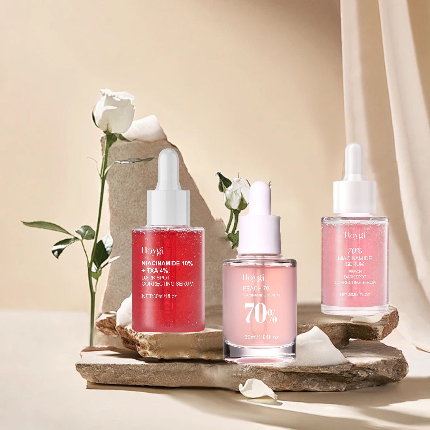 تقليص المسام حمض الهيالورونيك ترطيب